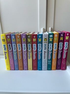 Dork Diaries Colorful Hardcover Book Set - Rainbow Collection